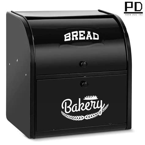 metal bread box with wooden lid|metal bread box walmart.